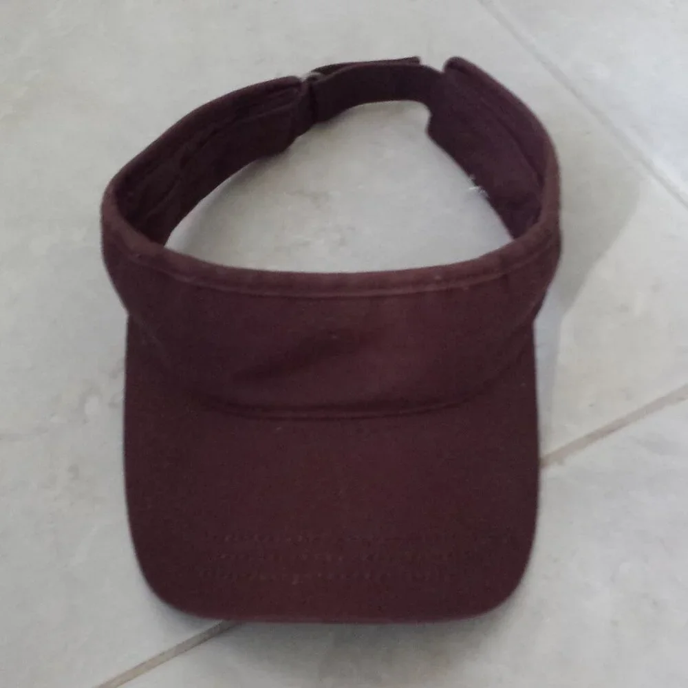 Brown Adjustable Visor